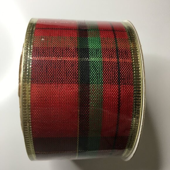 5 Rolls Wired Christmas Ribbon - Picture 2 of 13
